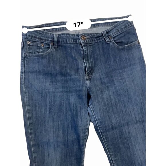 Levis Classic Mid rise Skinny medium wash stretch jeans 33x32 (16M) - Picture 4 of 11